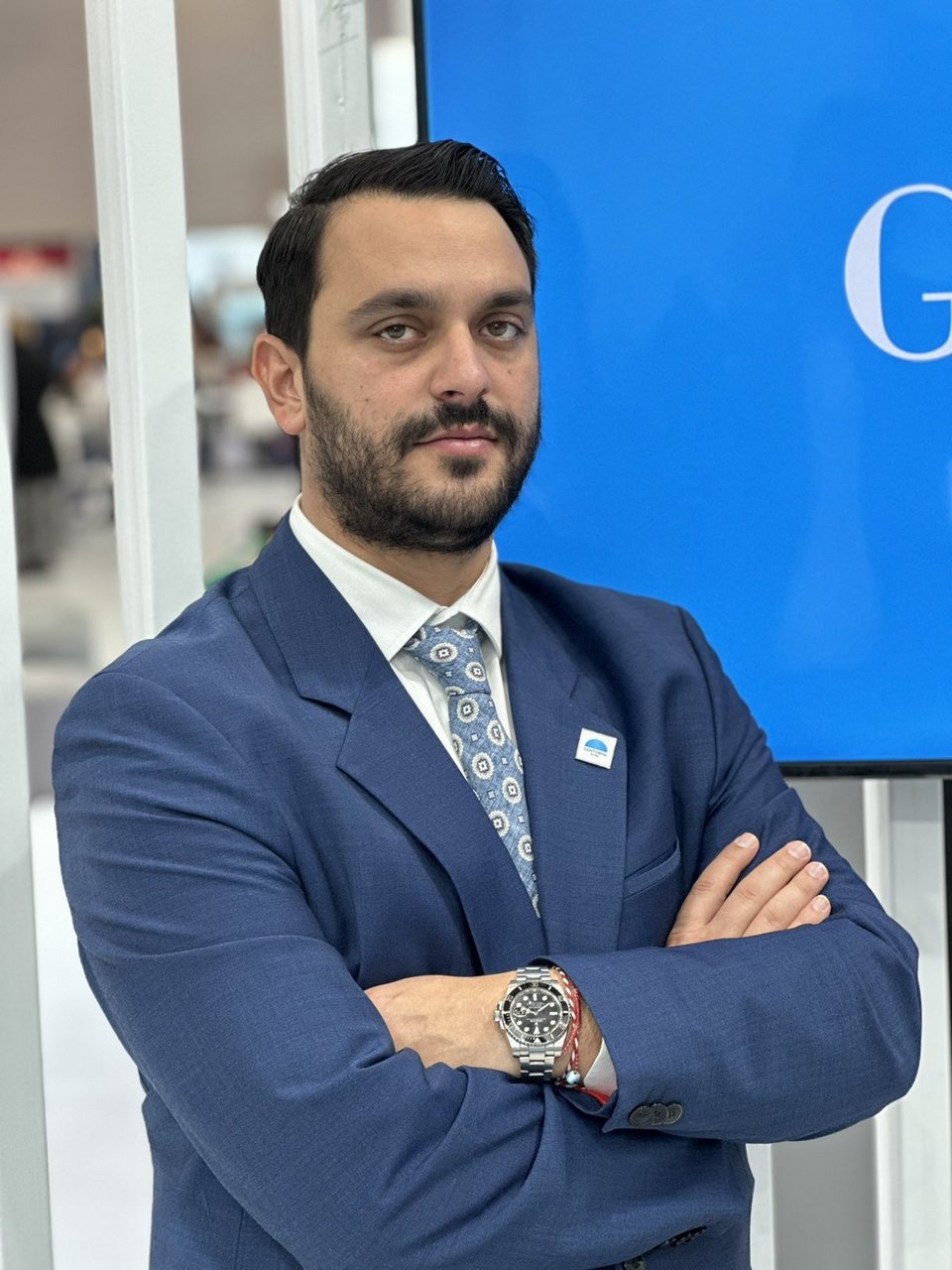 Ο Αντώνης Παγώνης, πρόεδρος της Ενωσης Ξενοδόχων Σαντορίνης / Φωτογραφία: Santorini Hoteliers