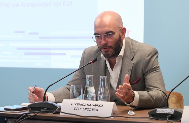 Ο Ευγένιος Βασιλικός, πρόεδρος της Ενωσης Ξενοδόχων Αθηνών – Αττικής και Αργοσαρωνικού  / Φωτογραφία: ΕΞΑ 