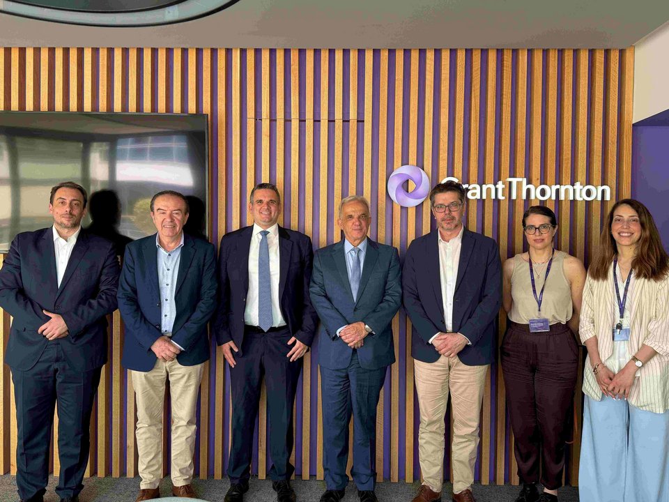 Ιωάννης Στεφάνου, Partner, Head of Energy Sector, Grant Thornton | Δημήτριος Ραφτογιάννης, Director of Strategic Partnerships, Seeders &amp; THYREON | Κωνσταντίνος Καζάς, Partner, Advisory Leader, Grant Thornton | Βασίλης Καζάς, Managing Partner, Grant Thornton | Κωνσταντίνος Μιχανετζής, CEO, Seeders, Founder and Strategic Lead, THYREON | Aλεξάνδρα Μπαλτούκα, Partner, Head of Marketing &amp; Client Experience, Grant Thornton | Ιωάννα Βουρβούλια, Head of Legal, Grant Thornton 