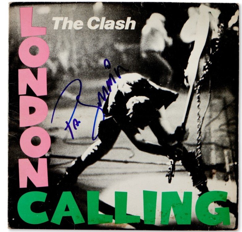 Το θρυλικό άλμπουμ London Calling από τους The Clash / Φωτογραφία: Sotheby's