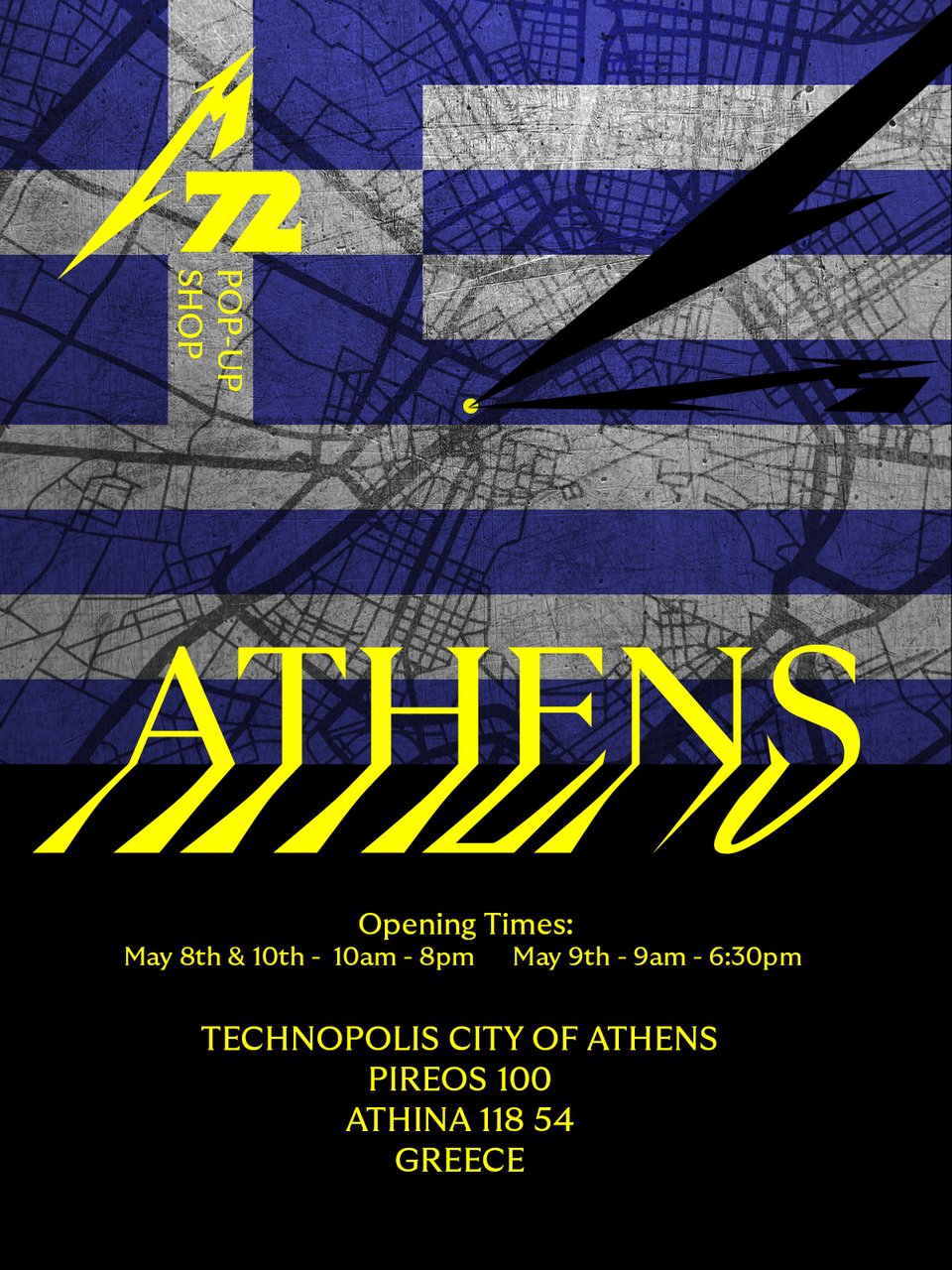 Το M72 Pop-Up Shop των Metallica έρχεται στην Αθήνα