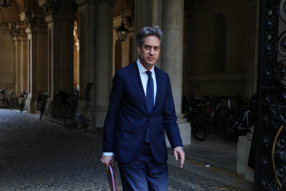 Ο υπουργός Ενέργειας της Βρετανίας, Εντ Μίλιμπαντ 