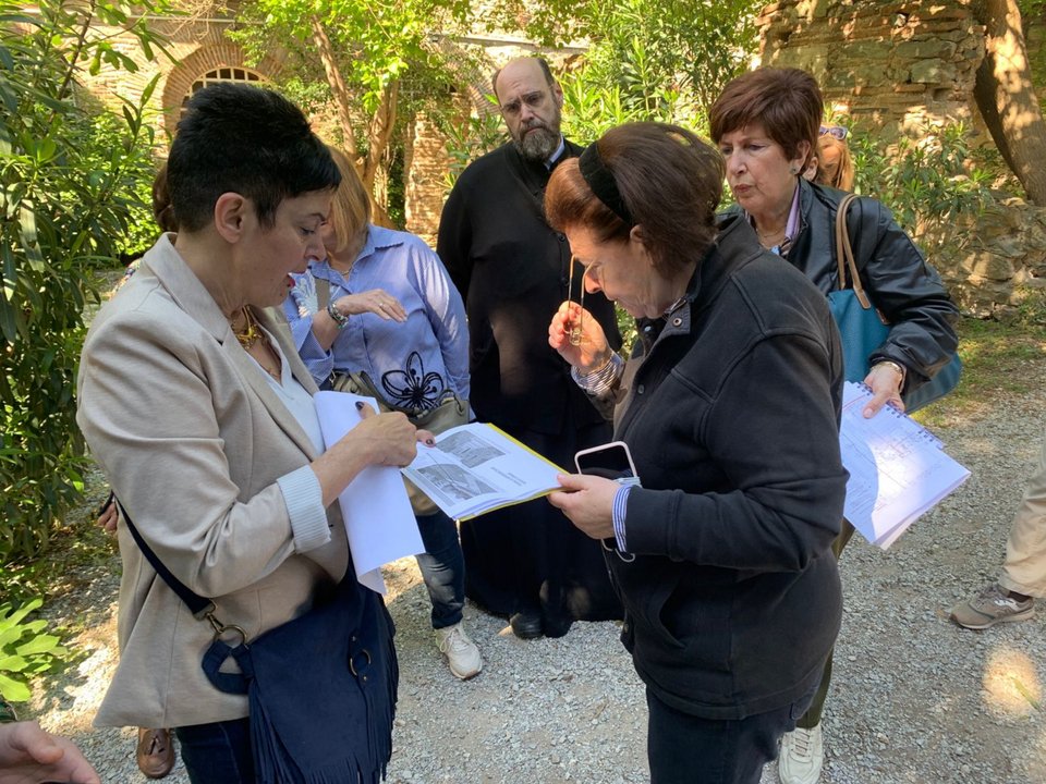 Αυτοψία της Υπουργού Πολιτισμού στον Αγιο Δημήτριο Θεσσαλονίκης
