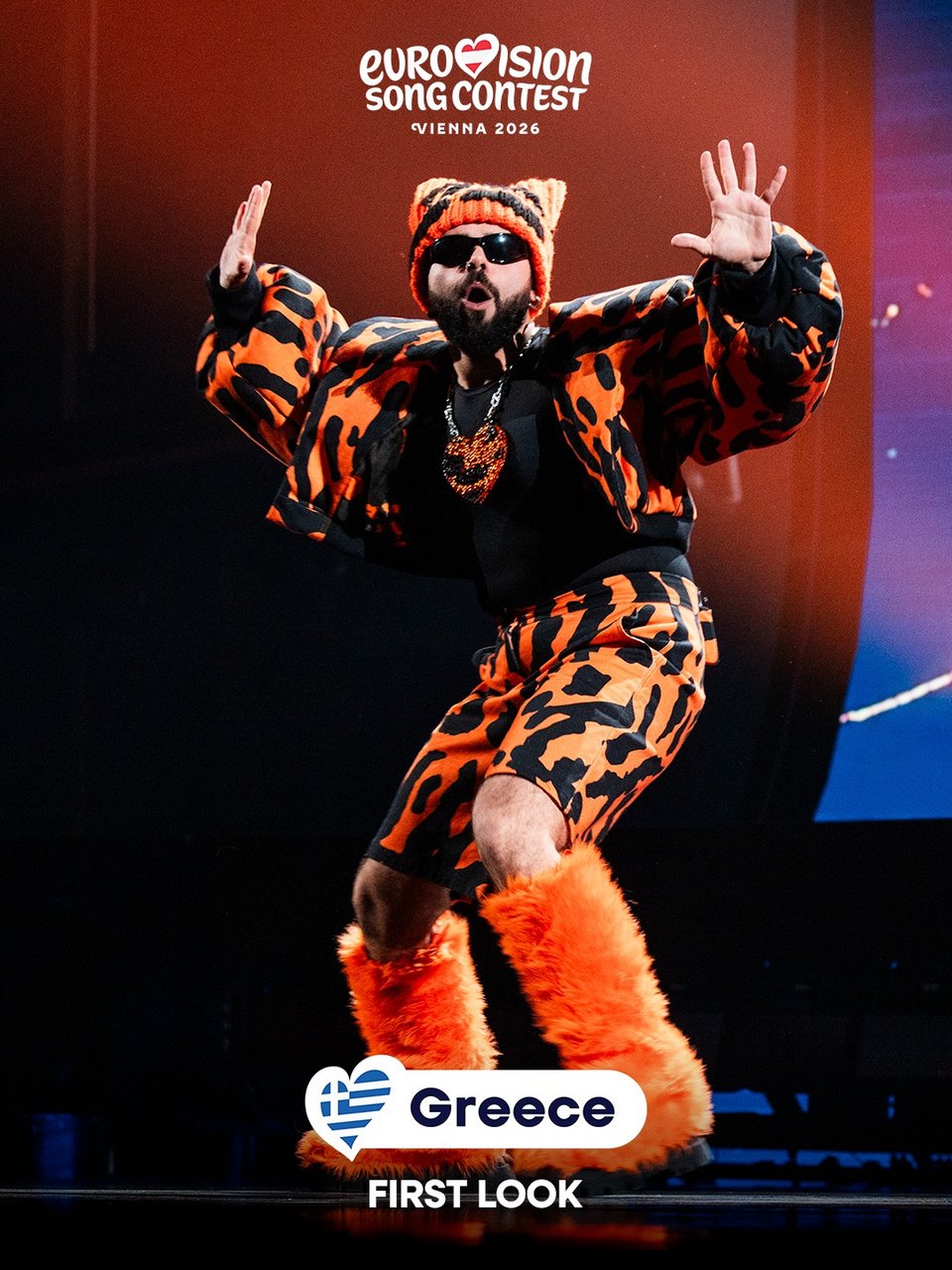 Ο Ακύλας στην πρόβα της Eurovision 2026
