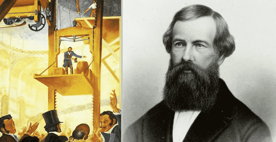 Στη δεκαετία του 1850, ο εφευρέτης Ελάισα Ότις ανέβηκε σε μια υπερυψωμένη πλατφόρμα μπροστά στο κοινό της Παγκόσμιας Έκθεσης της Νέας Υόρκης και έκοψε το σχοινί που την κρατούσε στον αέρα. Οι θεατές πάγωσαν, όμως η πλατφόρμα δεν έπεσε ποτέ. Το μηχανικό σύστημα ασφαλείας ενεργοποιήθηκε ακαριαία / WIKIPEDIA
