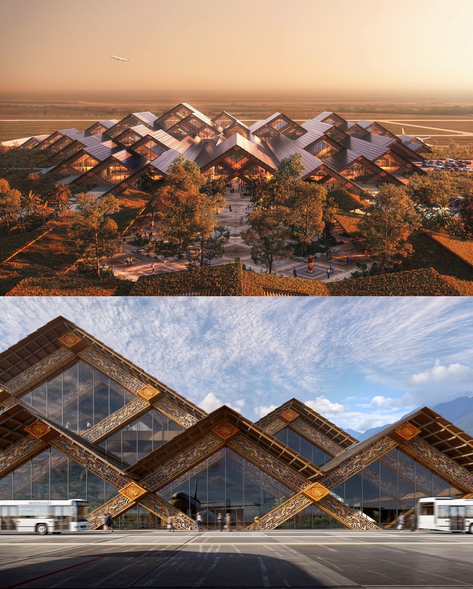 Το Gelephu International Airport, που αναμένεται να ανοίξει το 2029, δεν είναι απλώς ένα ακόμη αεροδρόμιο. Πρόκειται για το σύμβολο μιας νέας εποχής / Gelephu Mindfulness City 