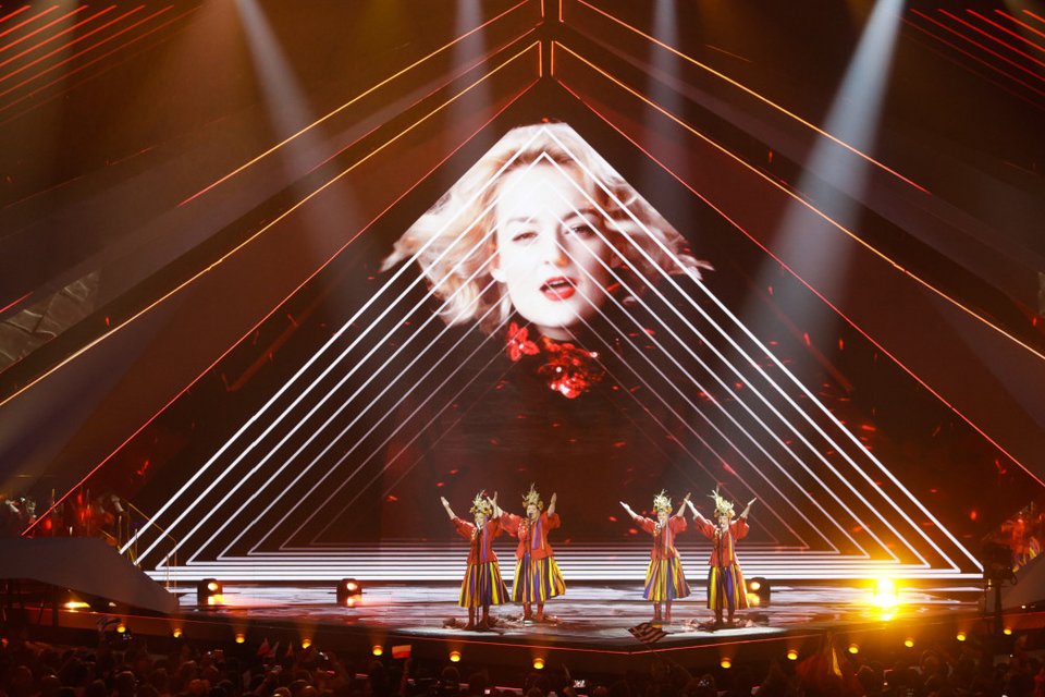 Η σκηνή της Eurovision το 2019 στο Τελ Αβίβ