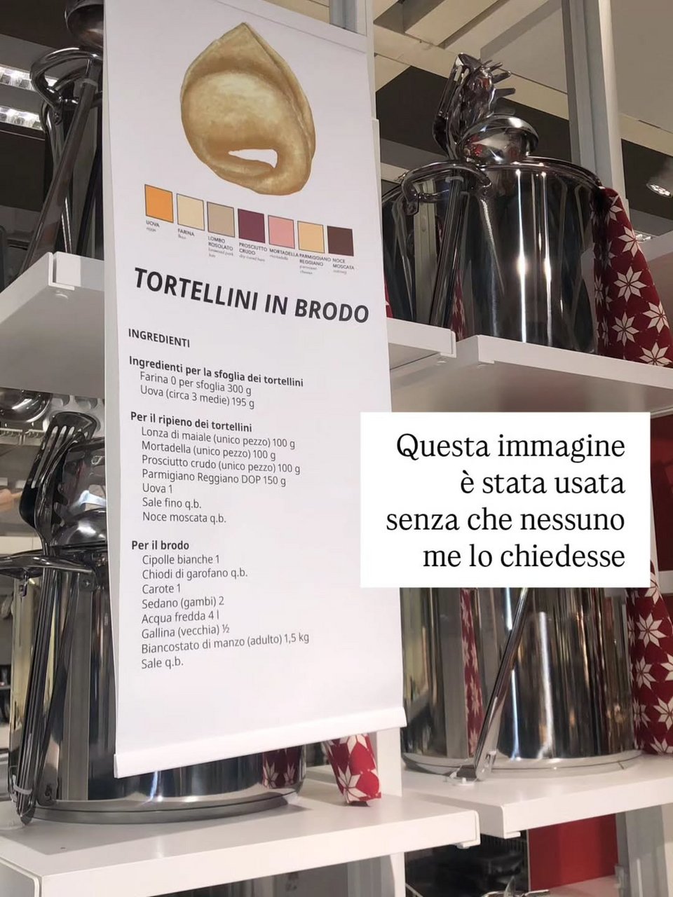 Η αφίσα που είχε αναρτήσει σε κατάστημα της η Ikea με το σχέδιό της 