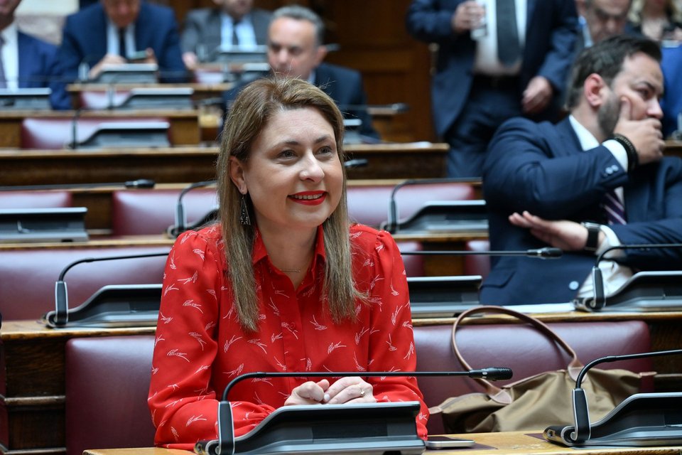Η βουλευτής Αχαΐας Χριστίνα Αλεξοπούλου