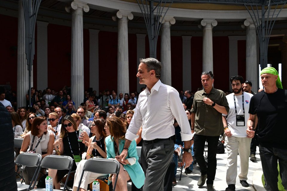 O Κυριάκος Μητσοτάκης Panathenea