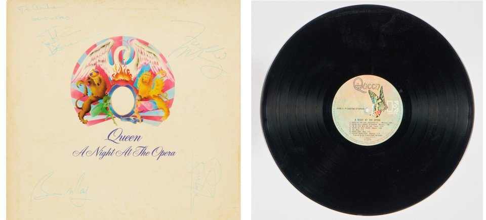 Το άλμπουμ των Queen, A night at the Opera. Φωτογραφία: Sotheby's