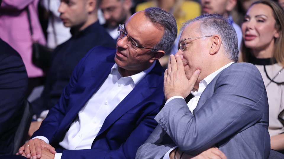 Γιάννης Στουρνάρας και Τάκης Θεοδωρικάκος
