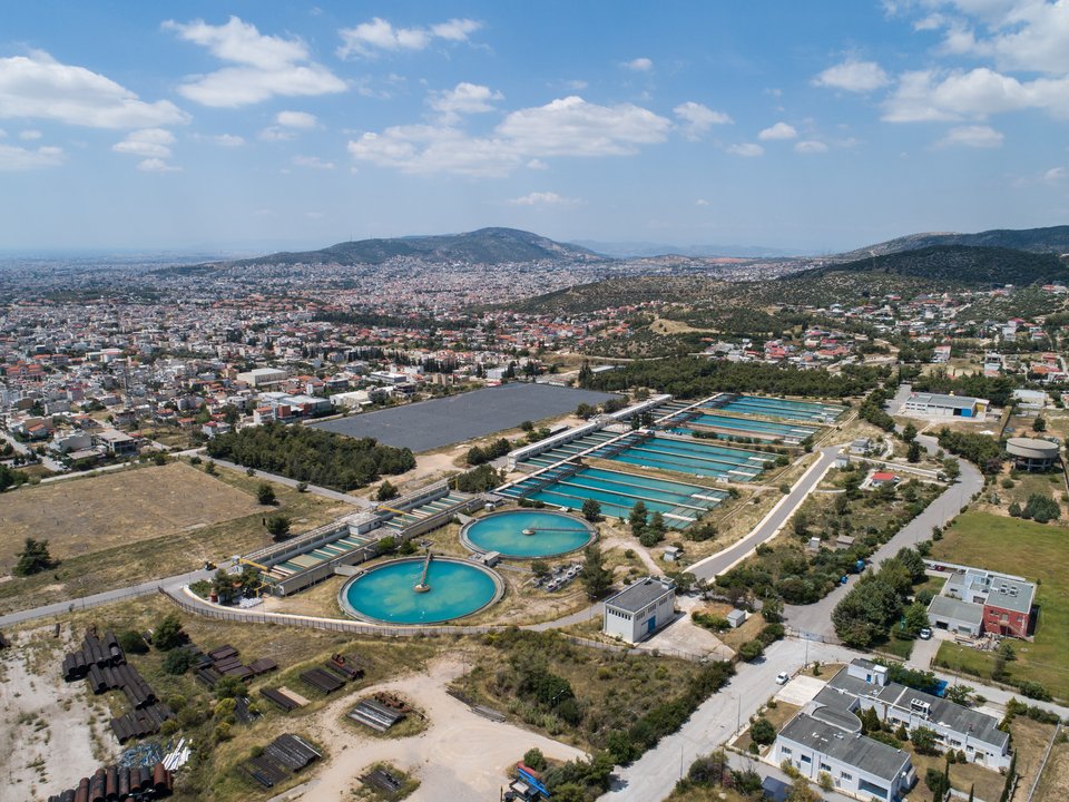 Μονάδα Επεξεργασίας Νερού Αχαρνών, Πηγή: Αρχείο ΕΥΔΑΠ 