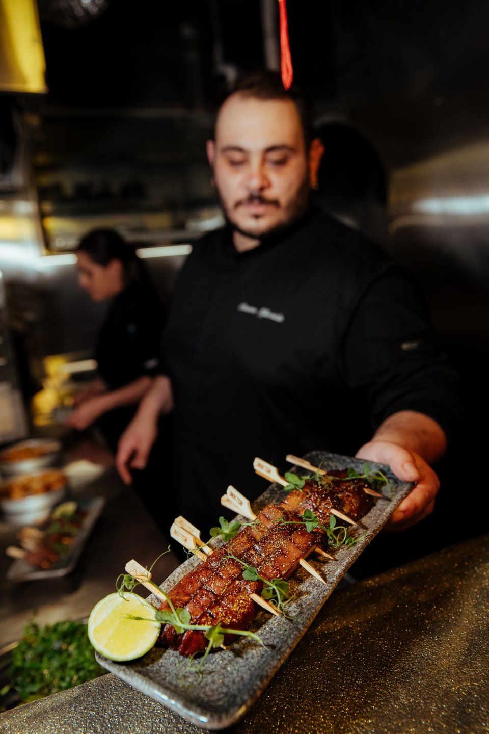 O chef Χρήστος Γλωσσίδης.