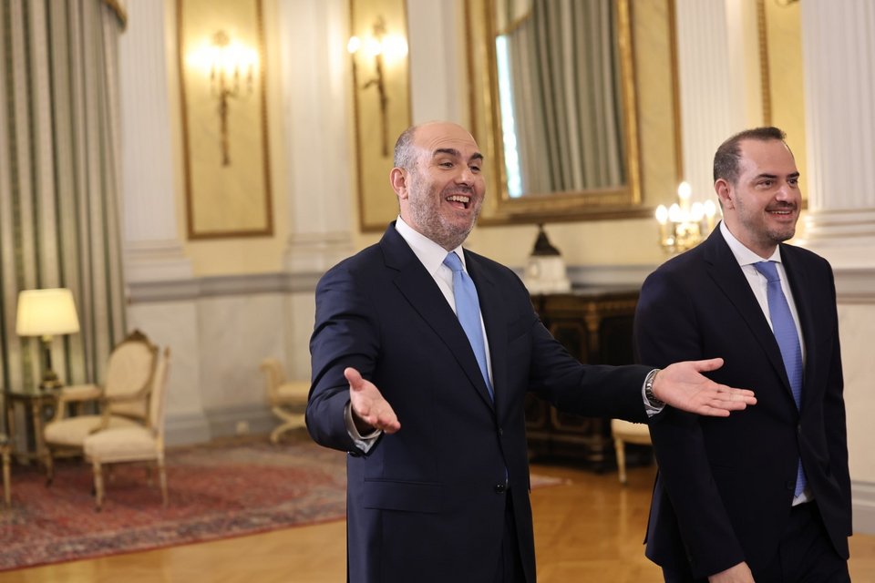 Ο Δημήτρης Μαρκόπουλος και ο Γιώργος Κώτσηρας