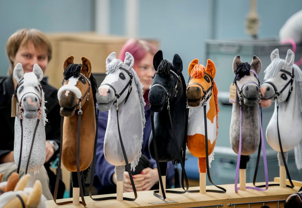 Αλογάκια Hobby Horsing σε αγώνες στη Γερμανία / ΑΡ