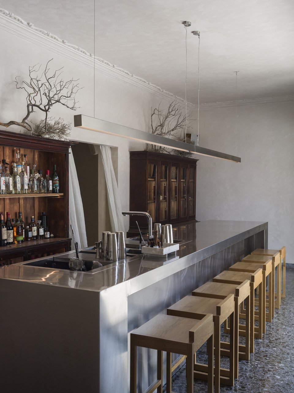 Interior cocktail bar