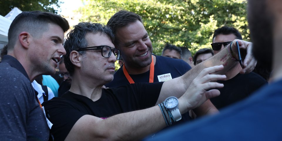  O Στέφανος Κασσελάκης στο Athens Pride / Φωτογραφία: Eurokinissi 