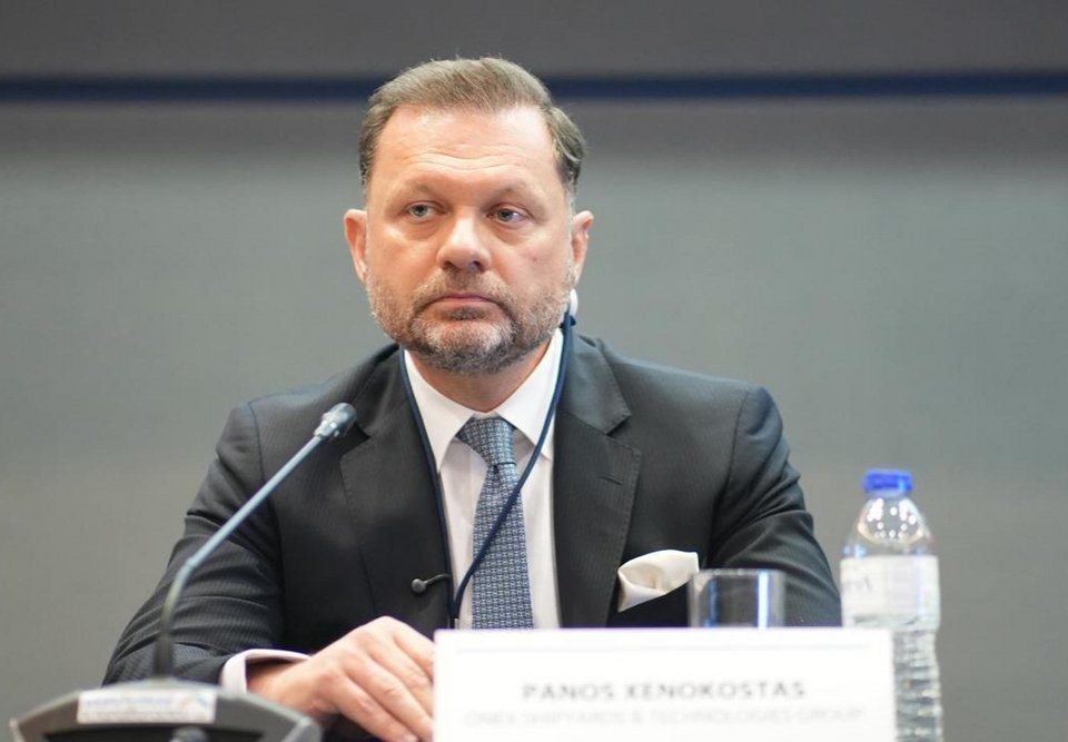 Ο Πάνος Ξενοκώστας πρόεδρος και CEO της ONEX Shipyards and Technologies και πρόεδρος της Ένωσης Ελληνικών Ναυπηγείων (ΕΕΝ)  / Φωτογραφία: ONEX Shipyards