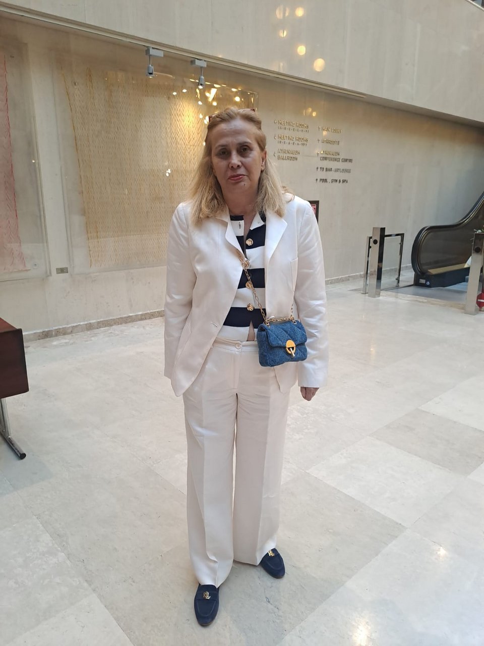 Η πρόεδρος της ΕΣΗΕΑ Μαρία Αντωνιάδου