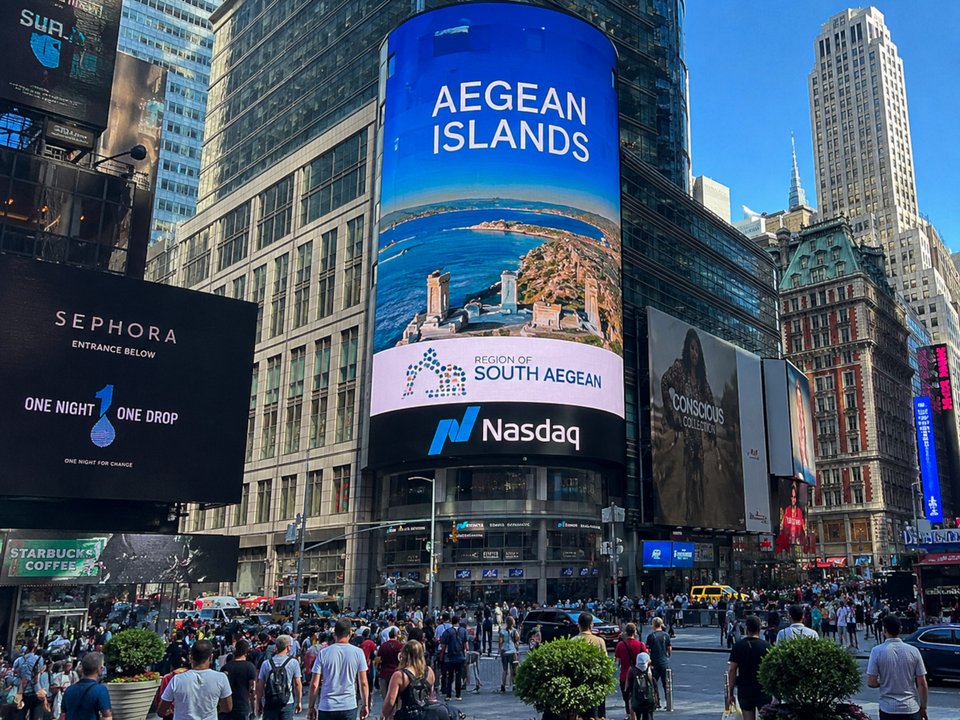 Στην Times Square τα νησιά του Νοτίου Αιγαίου 