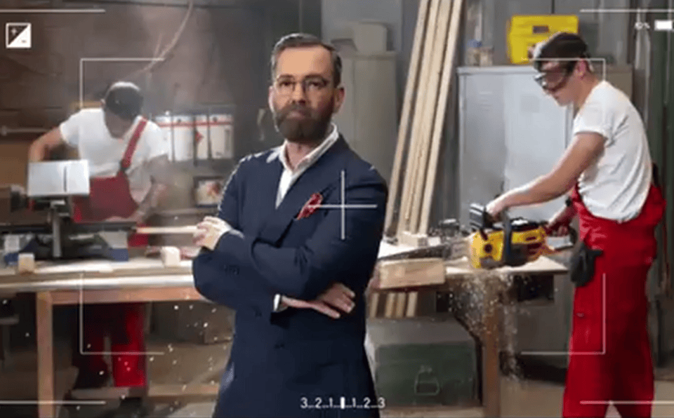 Ο Άγγελος Μπράτης / Φωτογραφία: Βίντεο Glomex