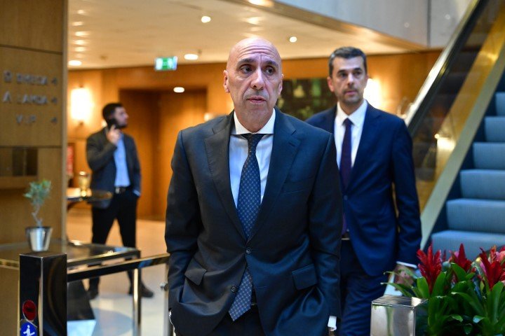  Ο πρόεδρος του ΕΒΕΑ Γιάννης Μπρατάκος 