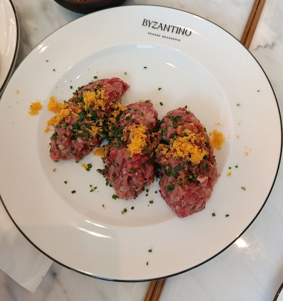 Byzantino brasserie εστιατόριο The Ilisian δοκιμάσαμε μενού