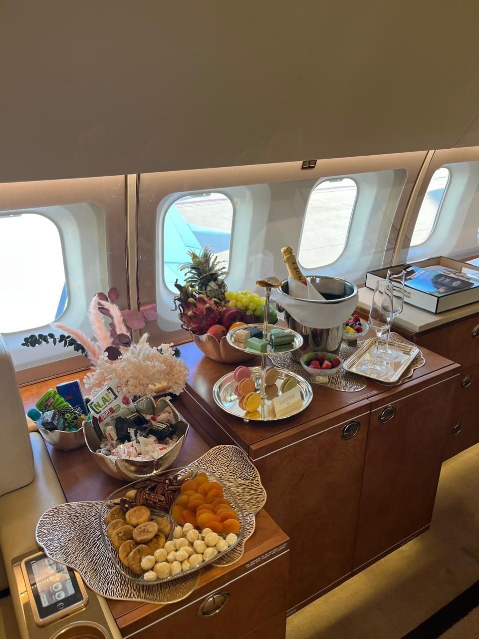 Οι VIP επιβάτες συχνά έχουν πολύ συγκεκριμένα αιτήματα, κυρίως όσον αφορά το μενού