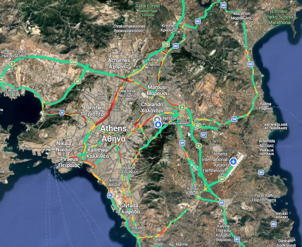 Κίνηση στην Αθήνα