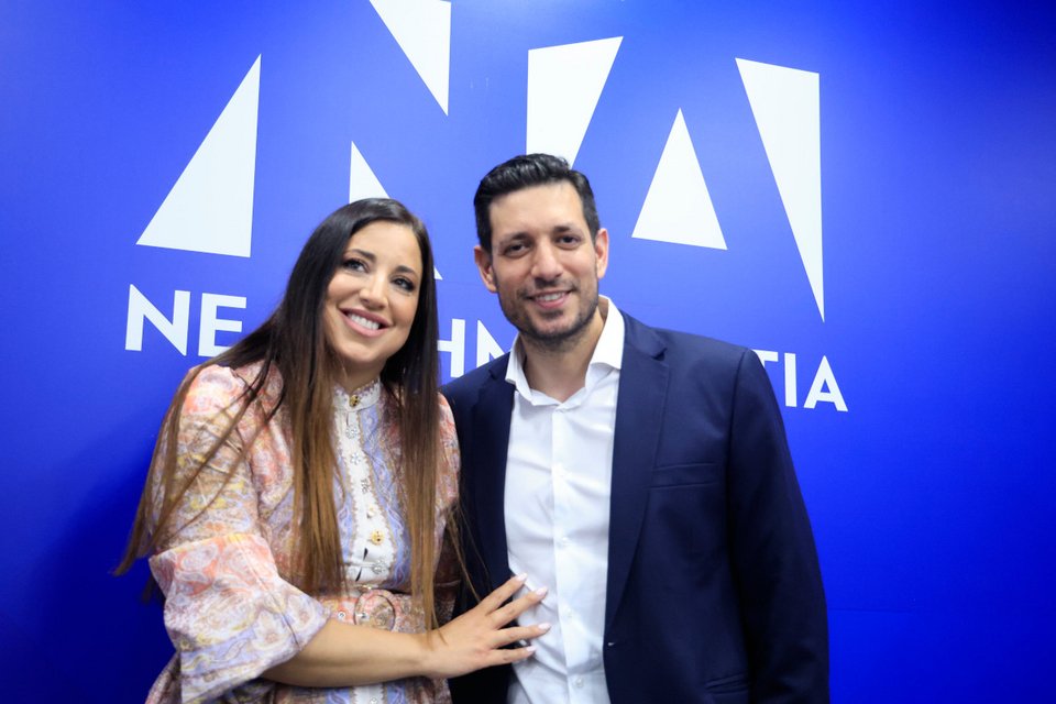 Ο Κωνσταντίνος Κυρανάκης με τη σύζυγό του