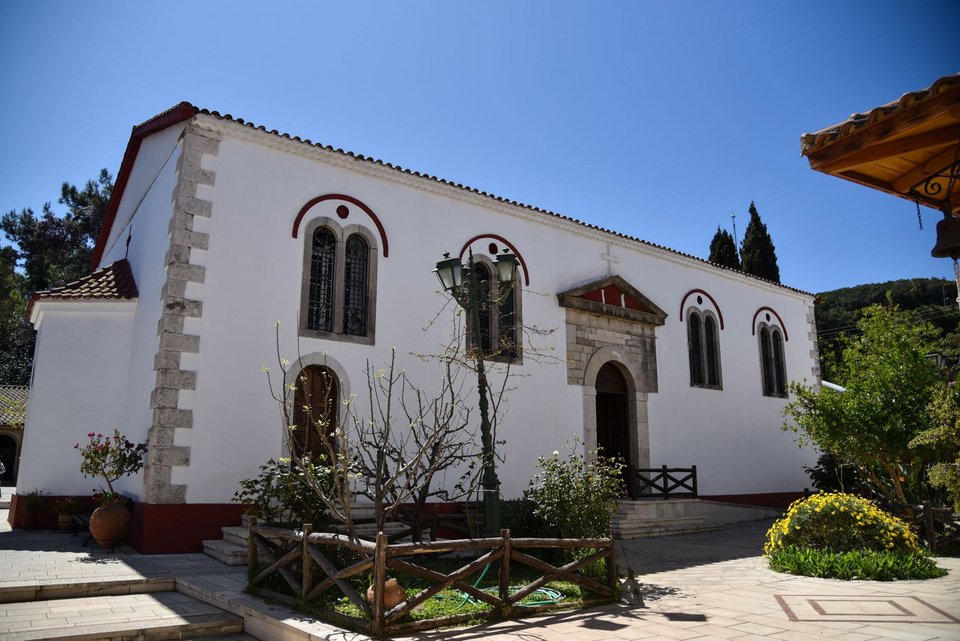 Η εκκλησία στην Ιερά Μονή Φανερωμένης Λευκάδας - Eurokinissi