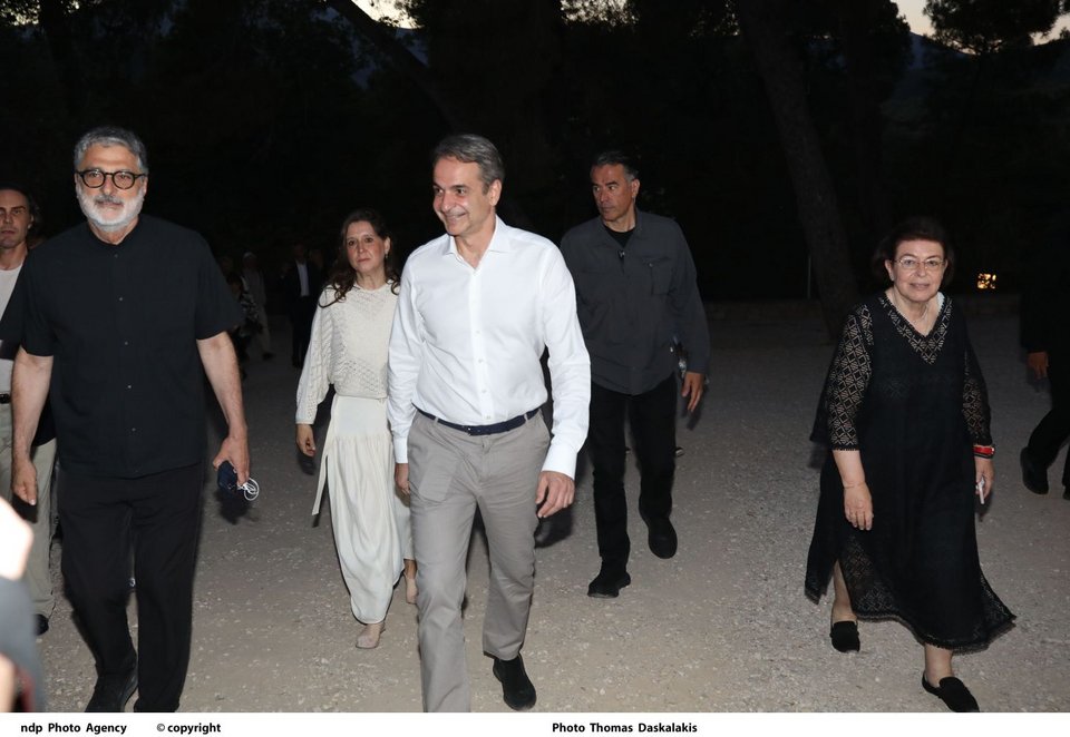 Γιώργος Κουμεντάκης-Κυριάκος Μητσοτάκης-Λίνα Μενδώνη