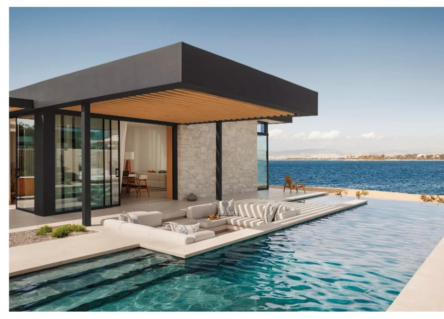 Αποψη από το beach resort One&amp;Only Aesthisis στη Γλυφάδα / Φωτογραφία: Grivalia