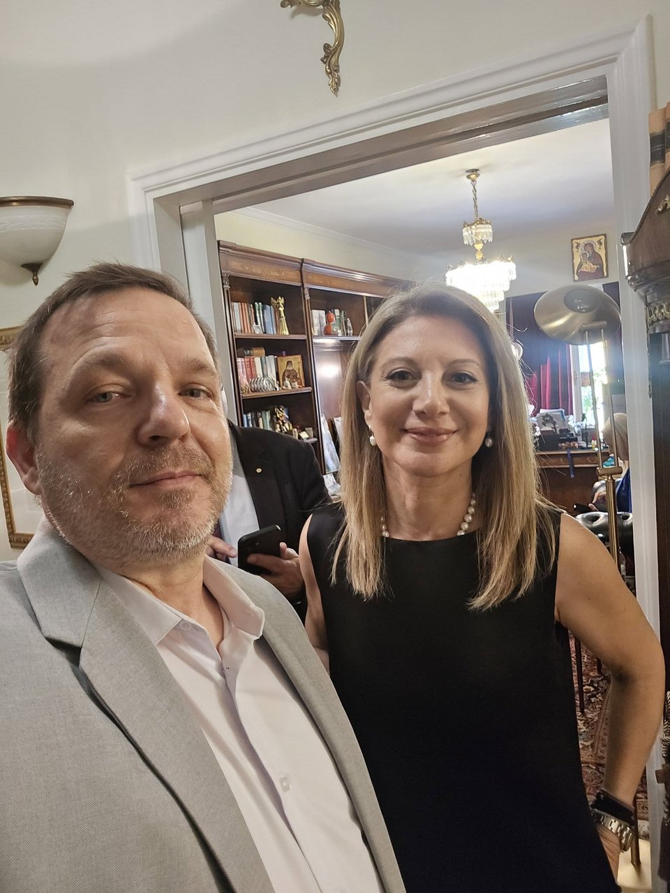 Στράτος Σιουρδάκης και Μαρία Καρυστιανού