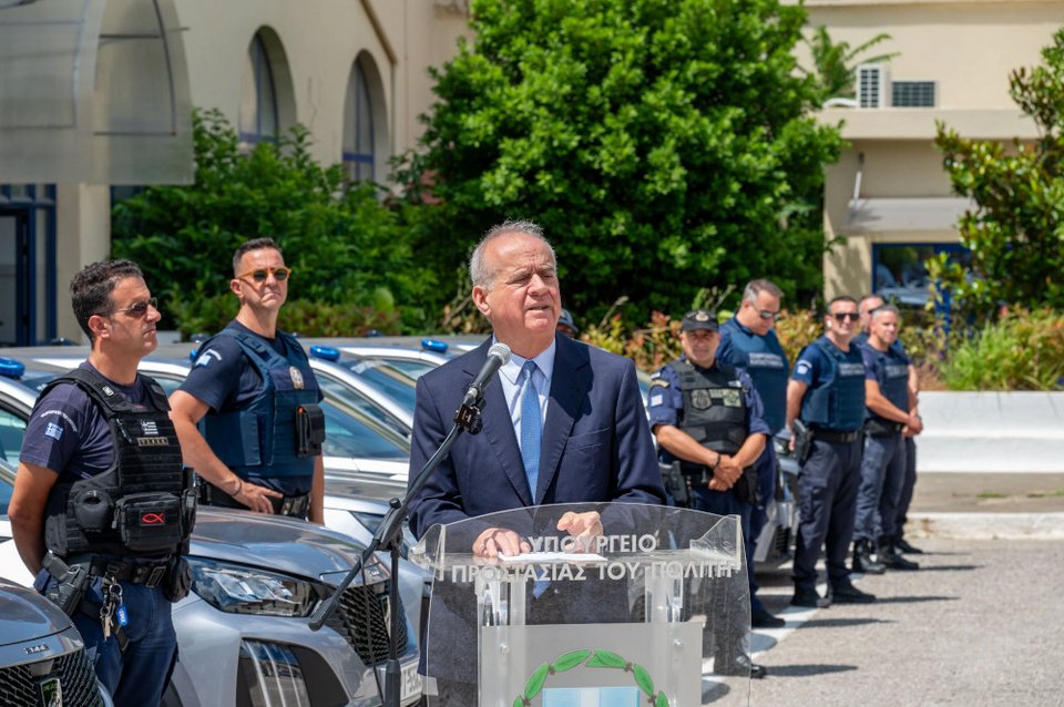 Ο Υφυπουργός Προστασίας του Πολίτη, Ιωάννης Δ. Λαμπρόπουλος  