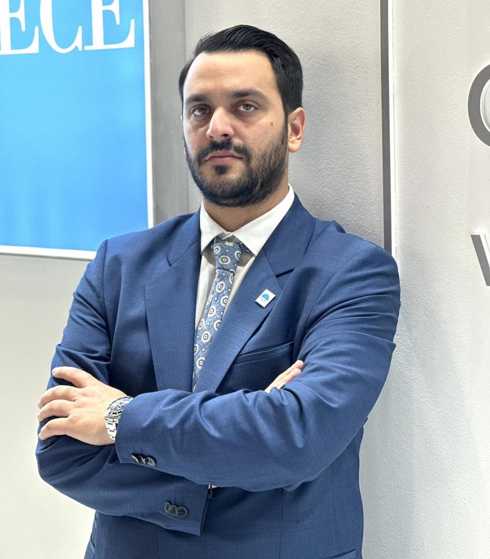 Ο Αντώνης Παγώνης, πρόεδρος της Ενωσης Ξενοδόχων Σαντορίνης / Φωτογραφία: Santorini Hoteliers Associoation