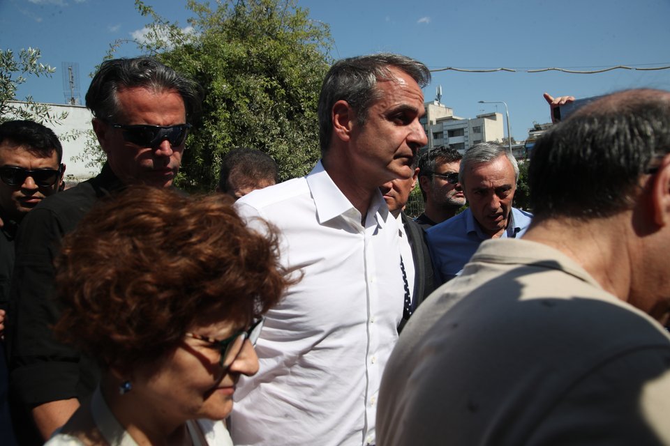 Στο Ιπποκράτειο ο Κυριάκος Μητσοτάκης / Φωτογραφία: ΒΑΣΙΛΗΣ ΒΕΡΒΕΡΙΔΗΣ / MOTION TEAM