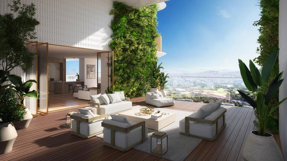 Μακέτα υπερπολυτελούς διαμερίσματος στον Riviera Tower - @theellinikon