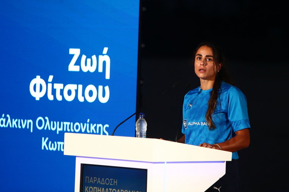 Η χάλκινη ολυμπιονίκης στην κωπηλασία, Ζωή Φίτσιου / Eurokinissi
