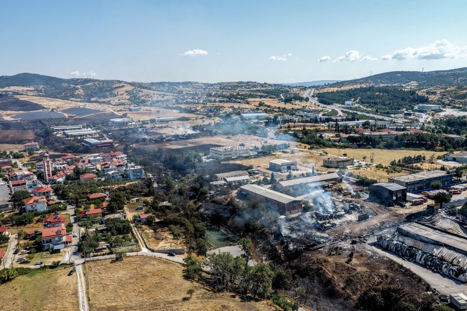 Aεροφωτογραφιές από τα σημεία της φωτιάς: Βασίλης Βερβερίδης/ Motion Team 