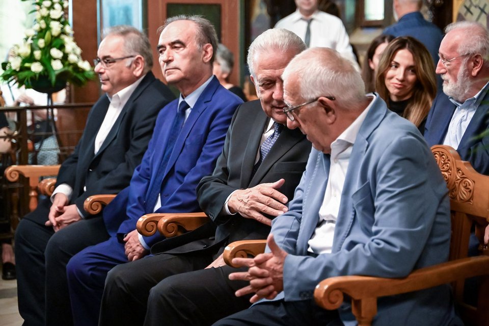 Ο Δημήτρης Αβραμόπουλος με τον Νικήτα Κακλαμάνη