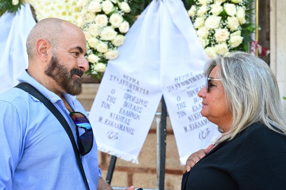 H Λουκίλα Καρρέρ, σύζυγος του Μίμη Πλέσσα / EUROKINISSI / ΤΑΤΙΑΝΑ ΜΠΟΛΑΡΗ 