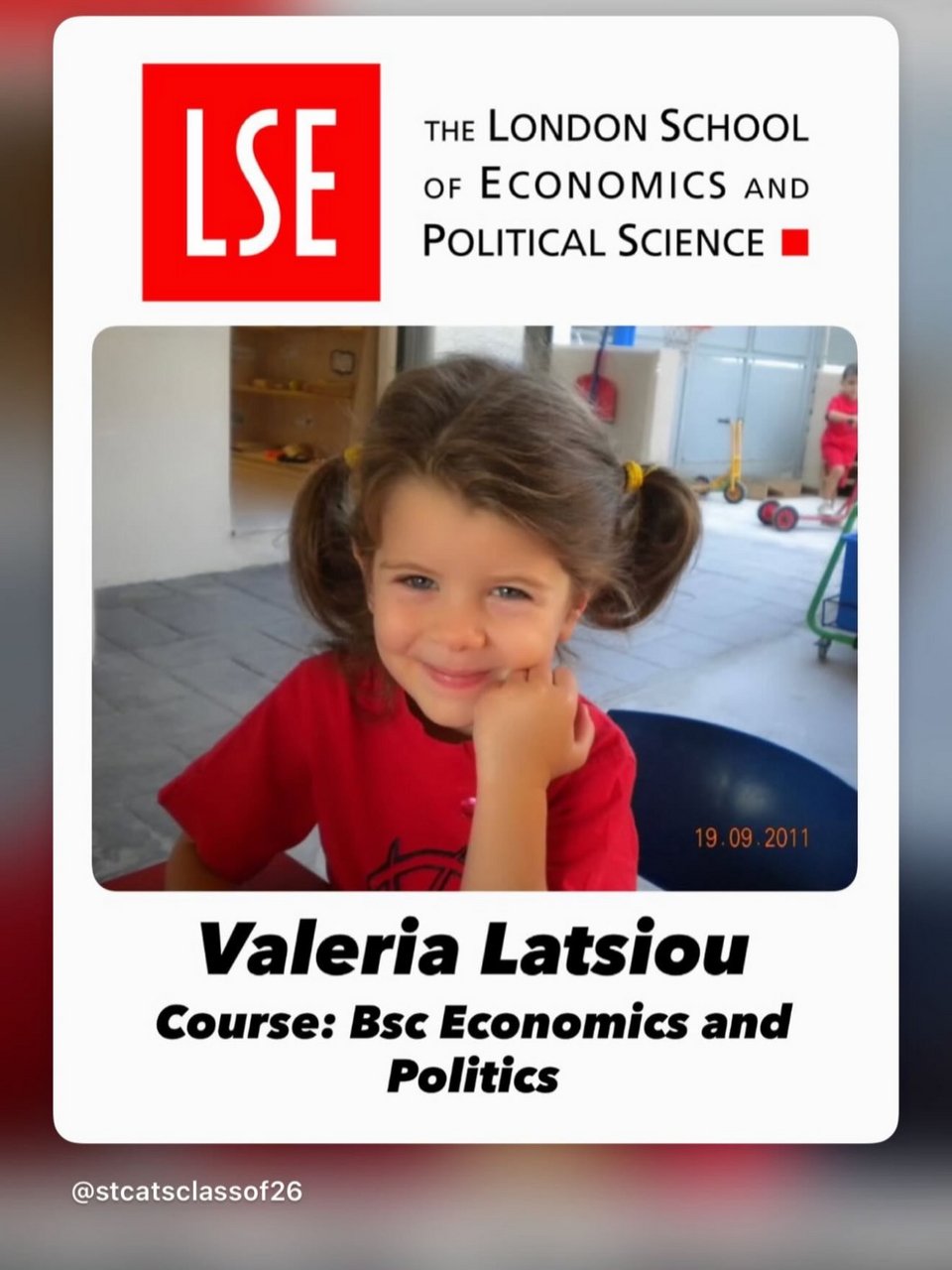 Φοιτήτρια στο LSE θα είναι από τον Σεπτέμβριο η κόρη της Ελένης Μενεγάκη, Βαλέρια 