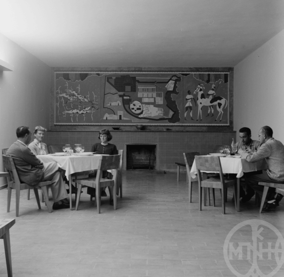 Ισόγειο Κτηρίου Ξενία,1953, Ν. Τομπάζης, Αρχείο Μουσείο Μπενάκη