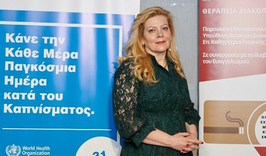  H καθηγήτρια Πνευμονολογίας της Ιατρικής Σχολής του Πανεπιστημίου Αθηνών, Παρασκευή Κατσαούνου 
