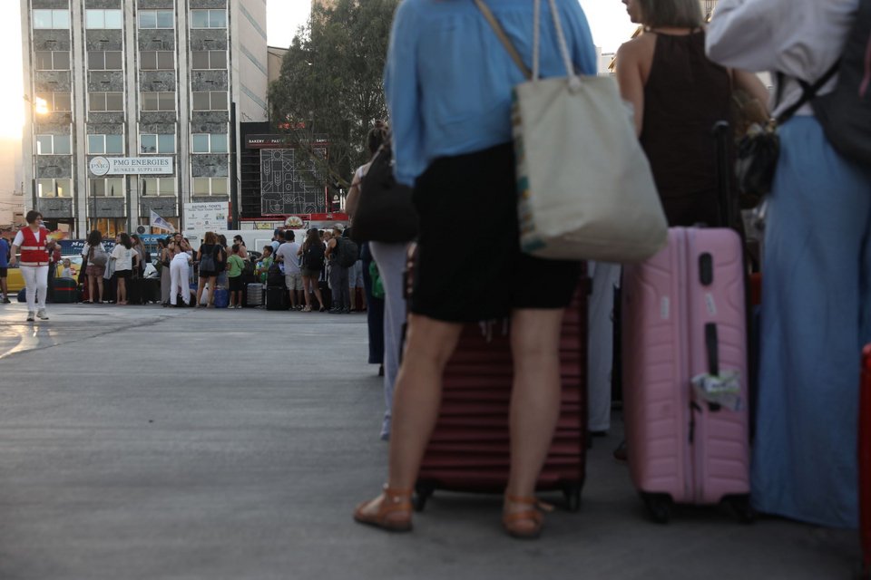  Αυξημένη κίνηση στο λιμάνι του Πειραιά, λόγω των αδειούχων του Αυγούστου (ΔΑΝΑΗ ΔΑΥΛΟΠΟΥΛΟΥ / EUROKINISSI) 