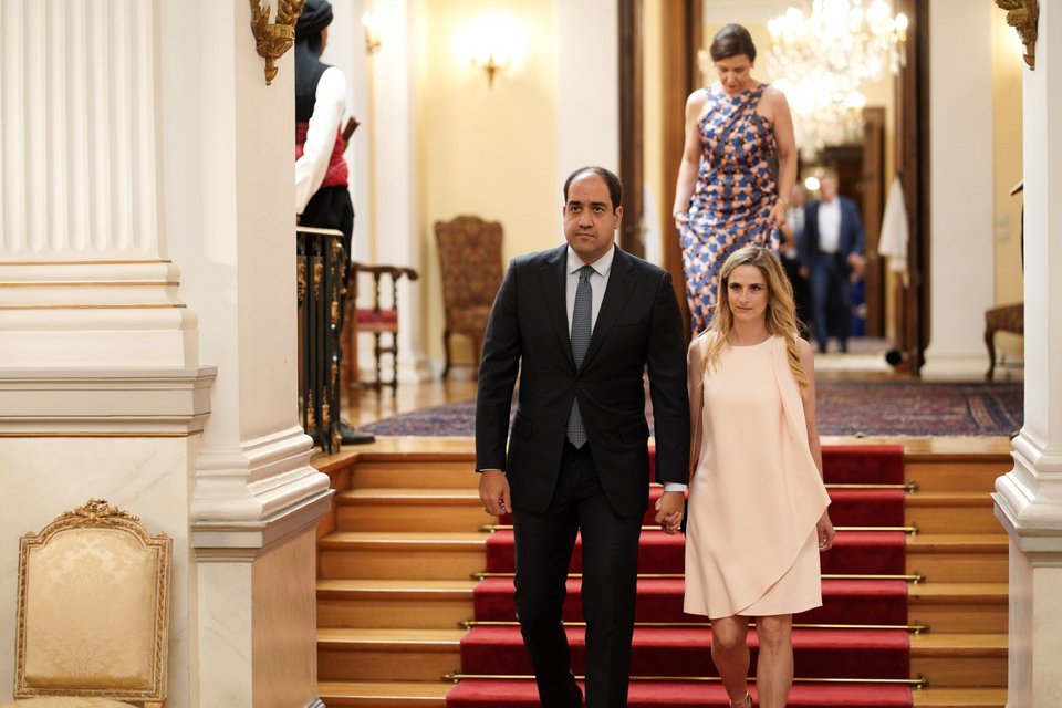 Ο Γιάννης Κεφαλογιάννης με τη σύζυγό του