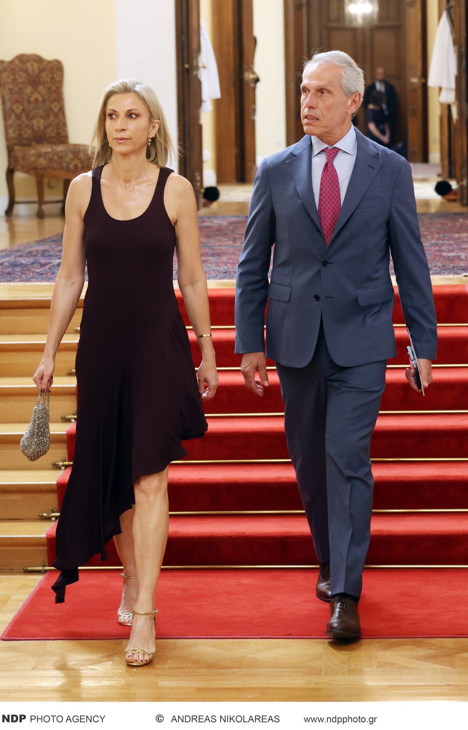Η Νίκη Ξάνθου με τον σύζυγό της, Δημήτρη Ανδριόπουλο