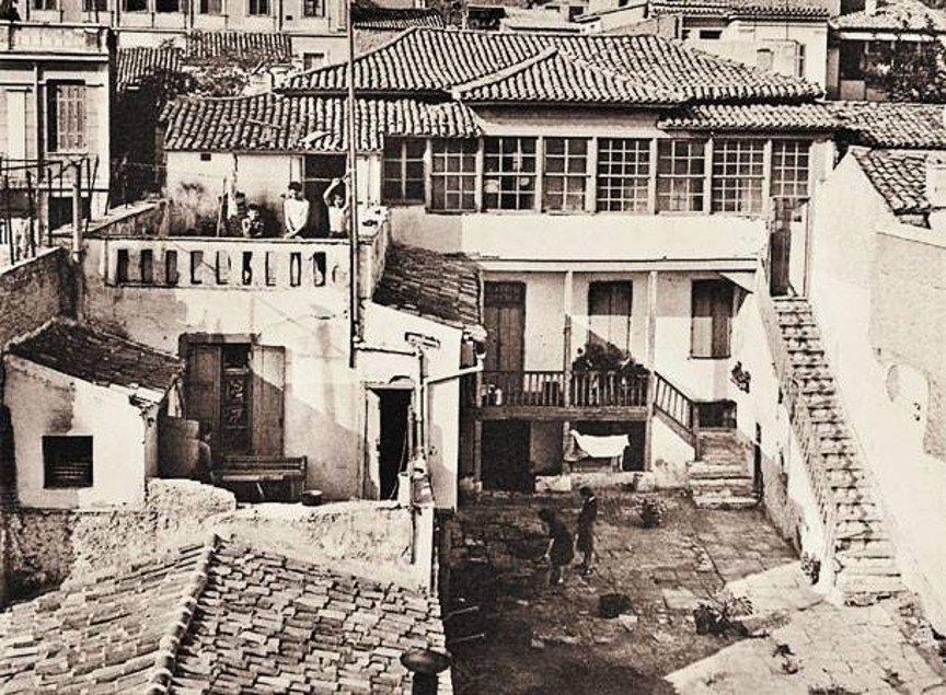 Η εικόνα του κτηρίου τη δεκαετία του 1950  
